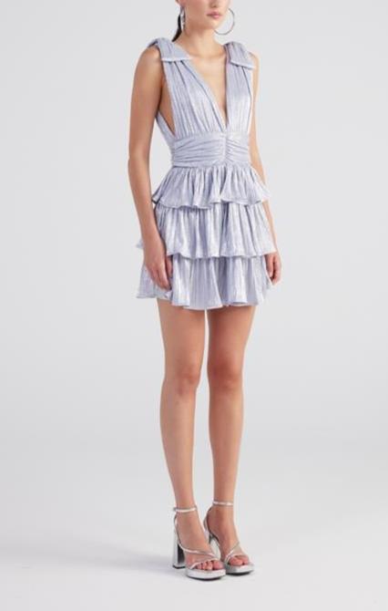 Shimmery Layered Party Dress