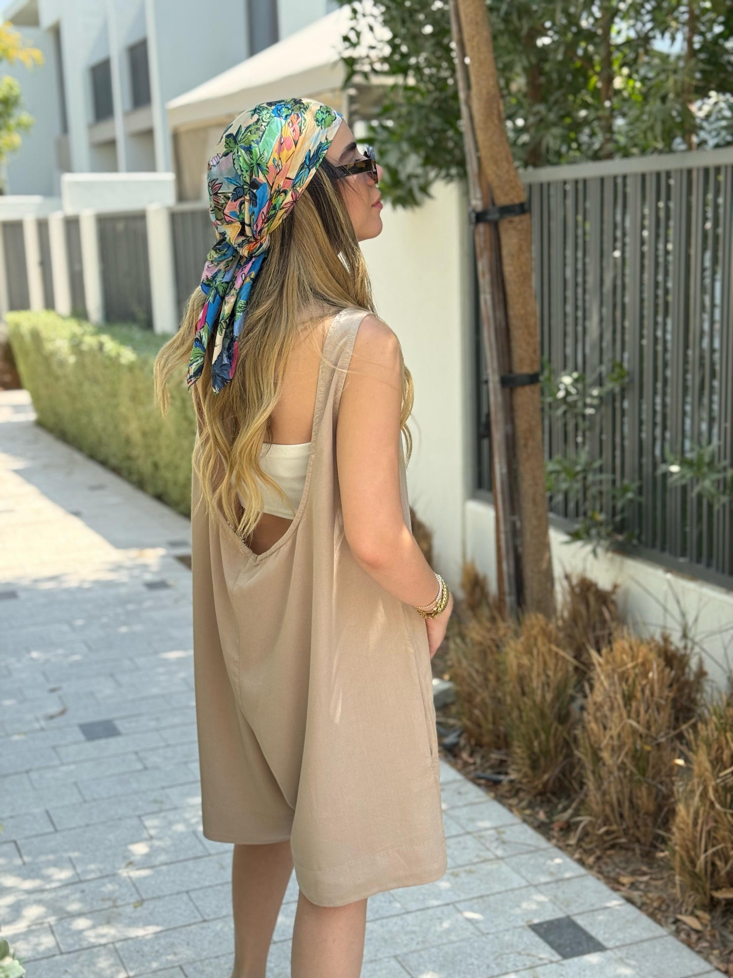 Oversized Flowy Sleeveless Romper