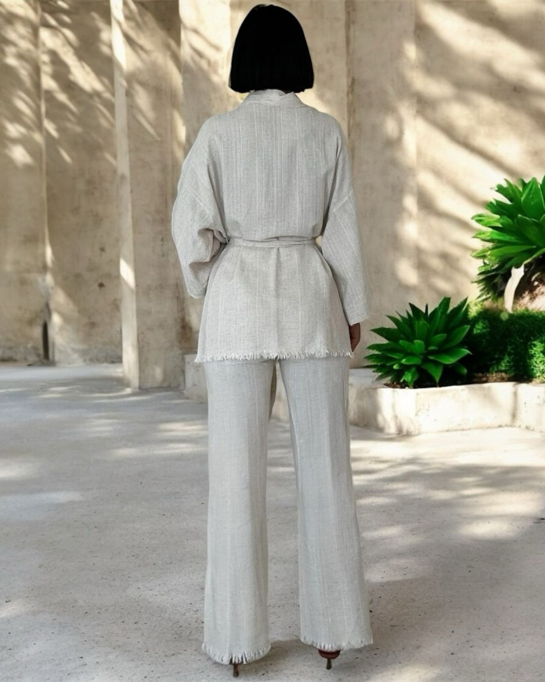 Ivory Kimono Set