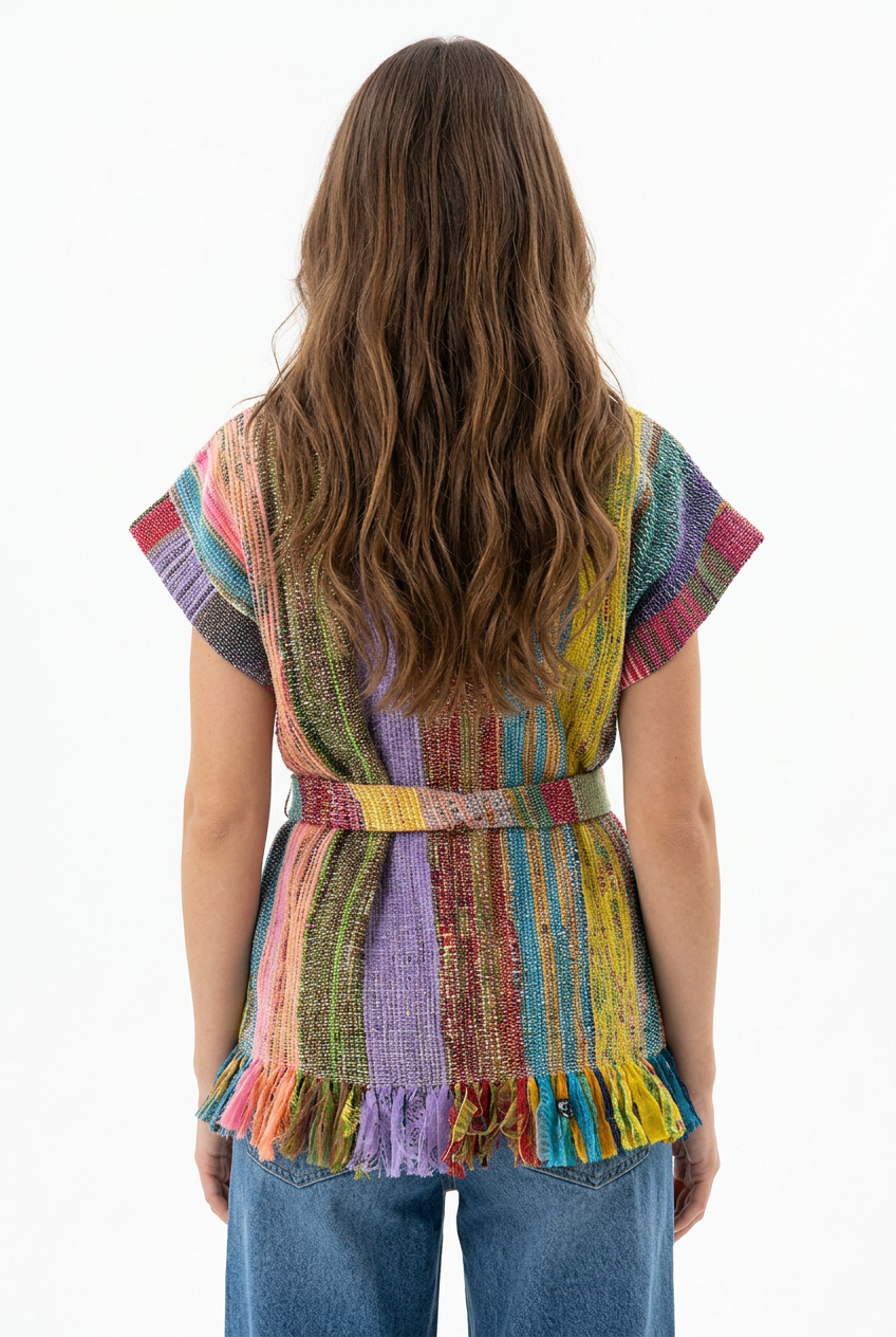Patchwork Handwoven Vest