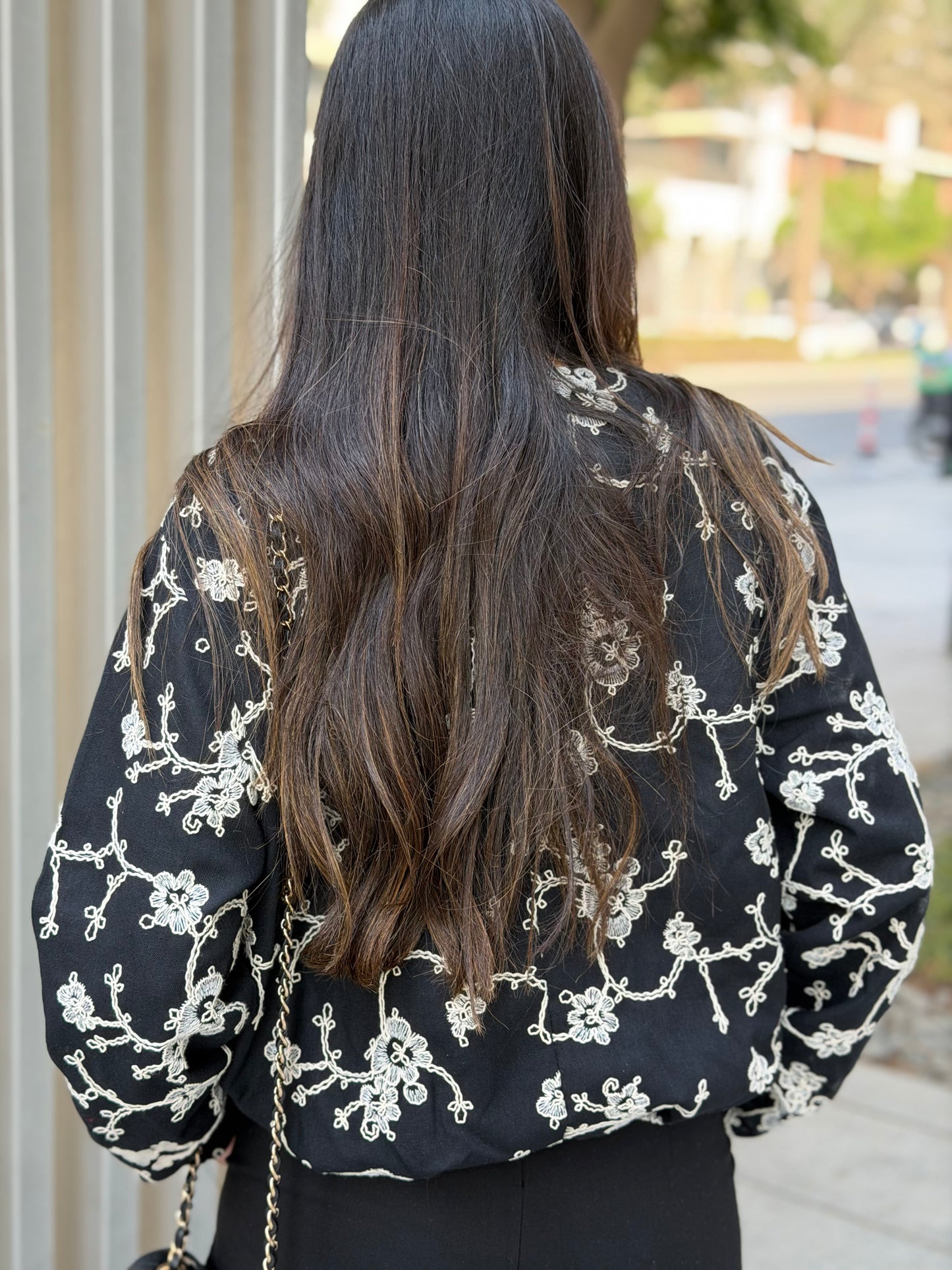 Embroidered Bomber Jacket