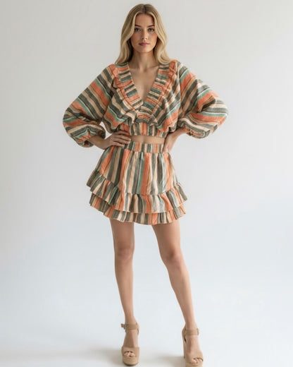 Balloon  Striped Set