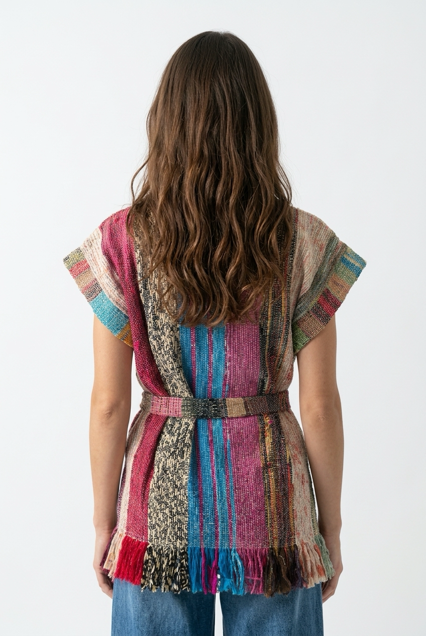 Patchwork Handwoven Vest