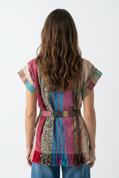Patchwork Handwoven Vest