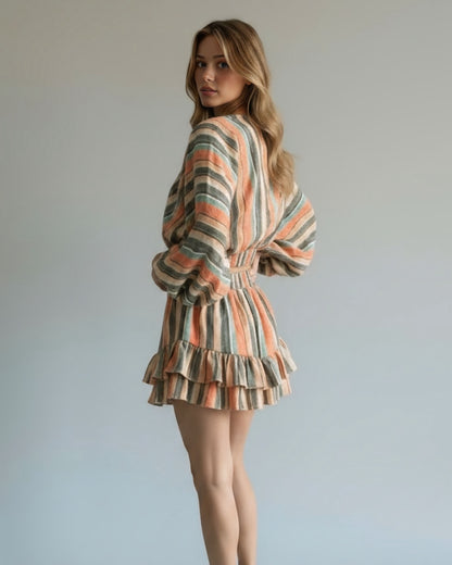 Balloon  Striped Set