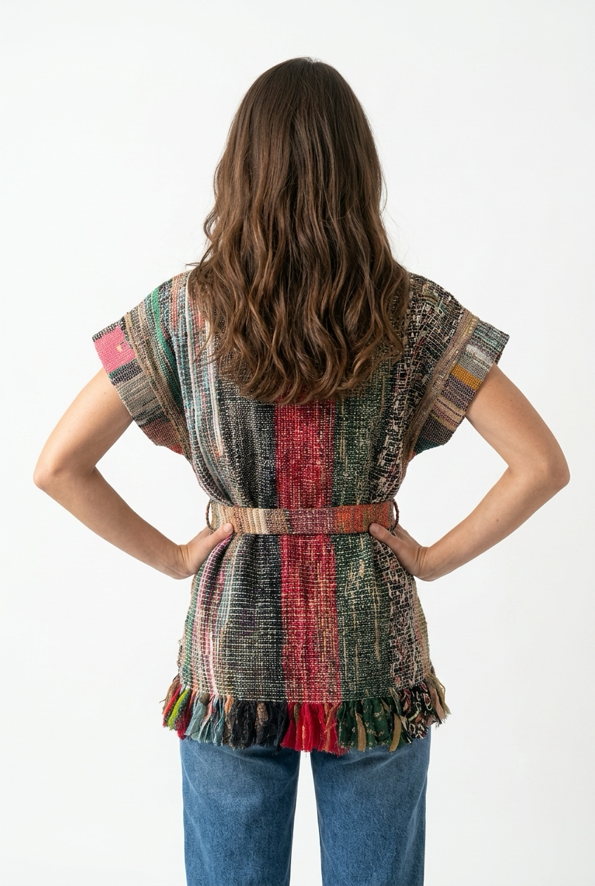 Patchwork Handwoven Vest
