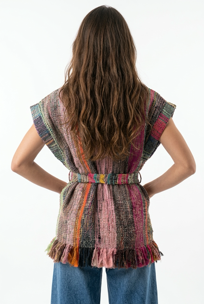 Patchwork Handwoven Vest