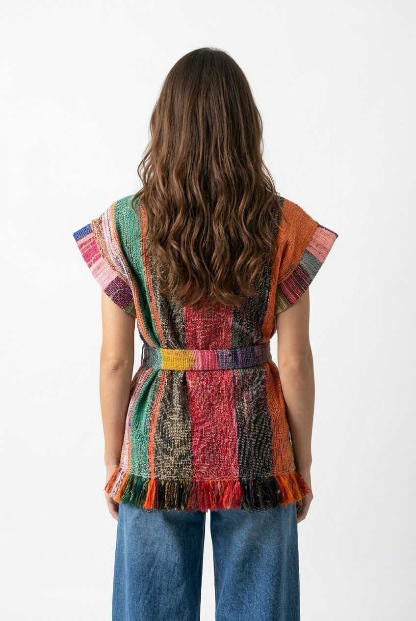 Patchwork Handwoven Vest