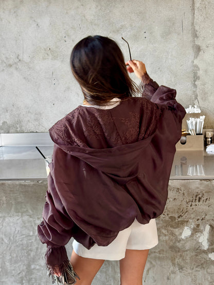 Brown Lace Jacket